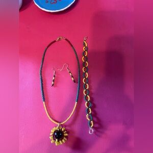 Colorful Beaded Jewelry Set